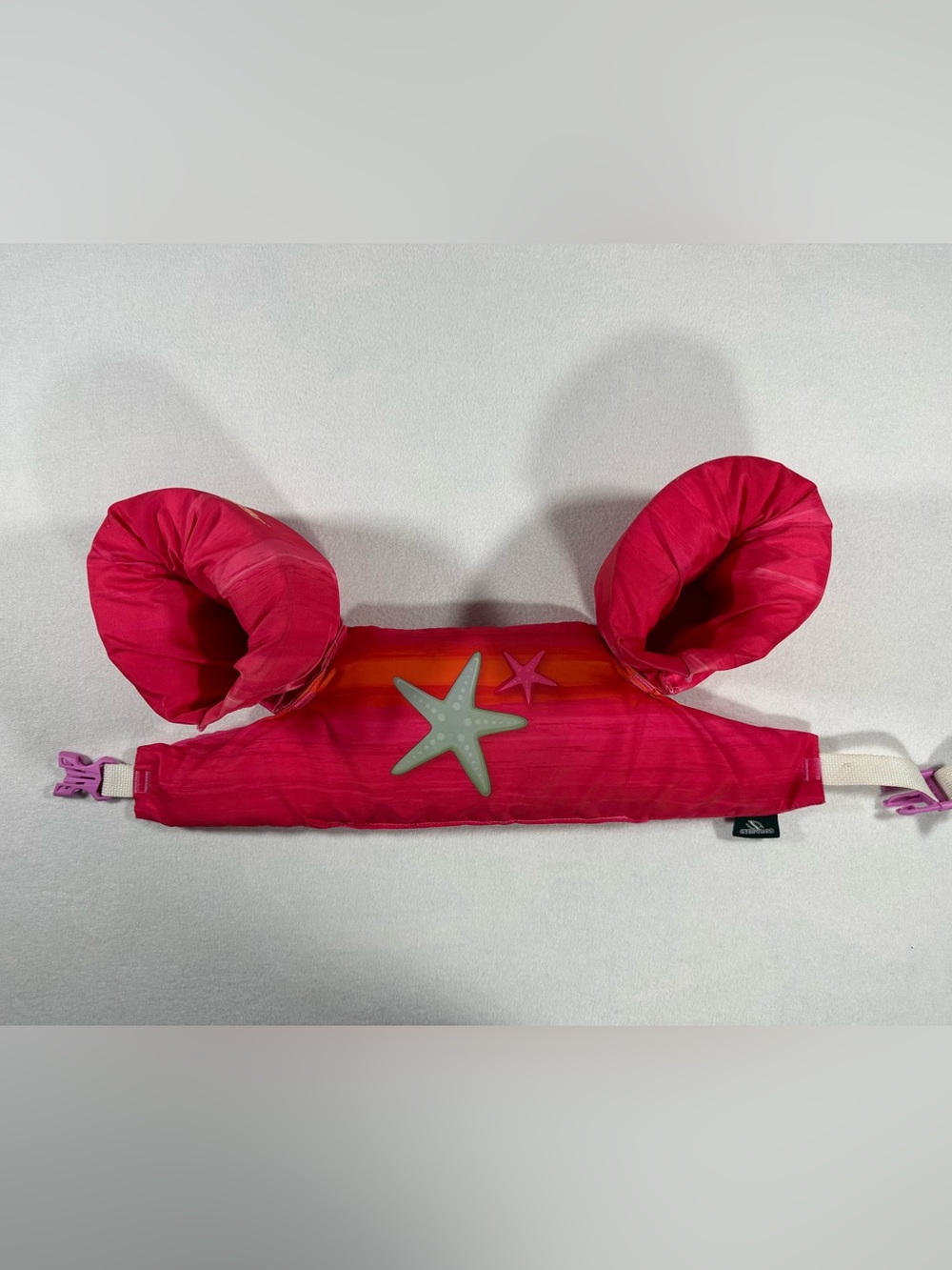 Kids’ Stearns Deluxe Puddle Jumper Life Jacket Pink Starfish Child 30-50 Ibs